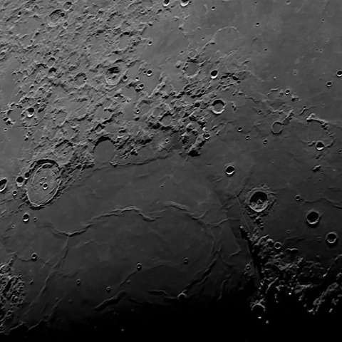 月面「ポシドニウス」附近