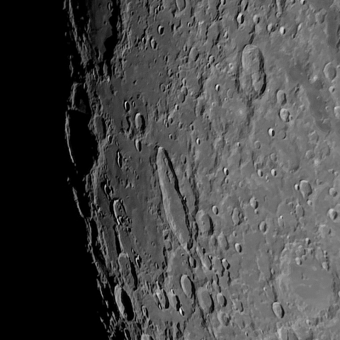 月面「シラーとシッカード」附近