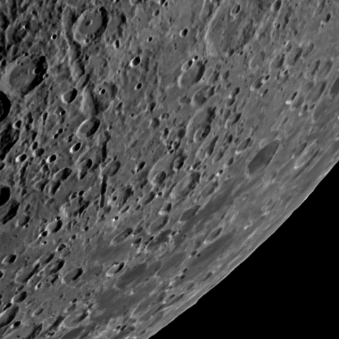 月面「南の海」附近