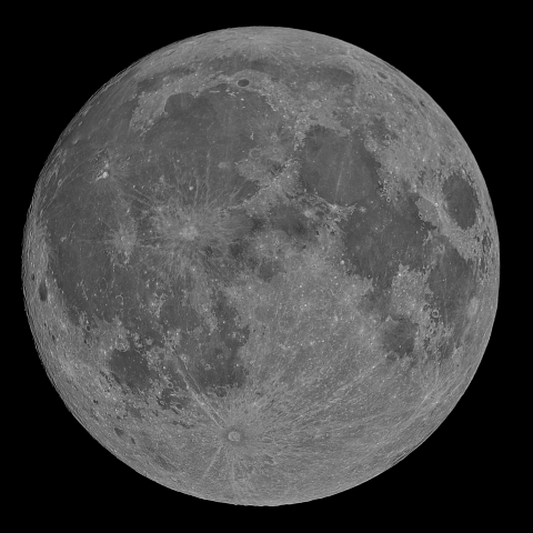 十五日月(月齢14.7)