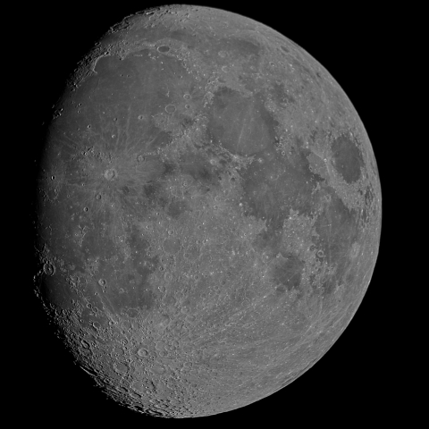 十二日月(月齢11.3)