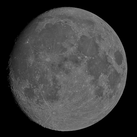 十四日月(月齢13.3)・③