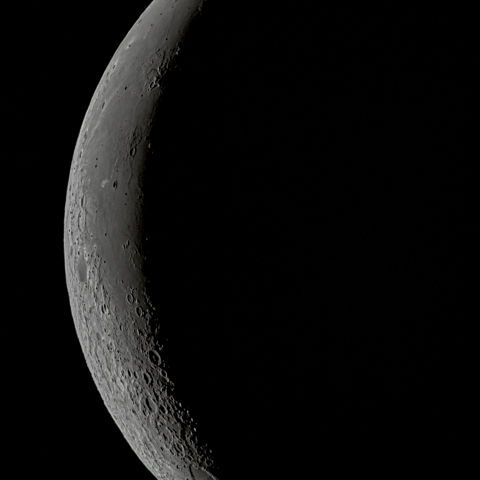 二十八日月(月齢26.3)・再画像処理