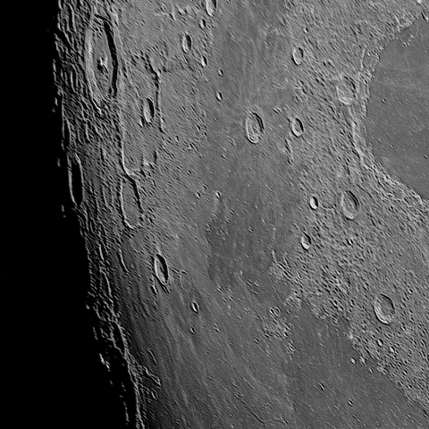 月面「ピタゴラス～リュンカー山」附近
