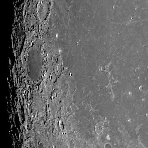 月面「グリマルディ」附近