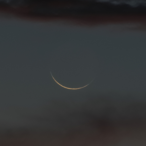 三十日月(月齢28.3)