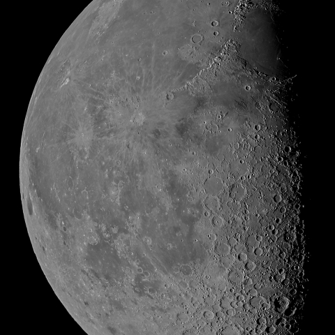 二十二日月(月齢20.6)