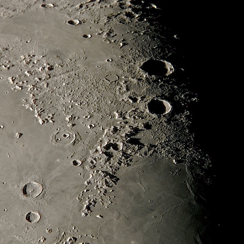 月面「アリストテレス～カッシニ」附近