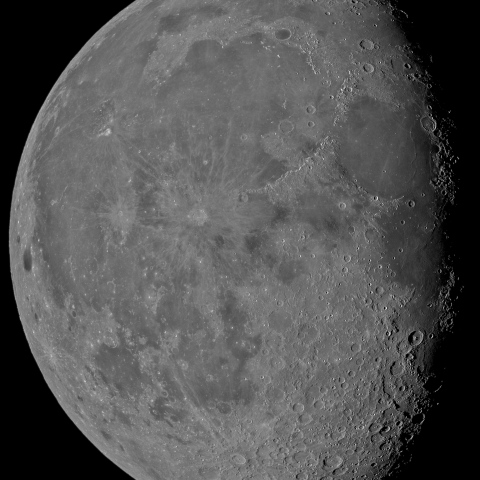 二十日月(月齢18.9)・再画像処理