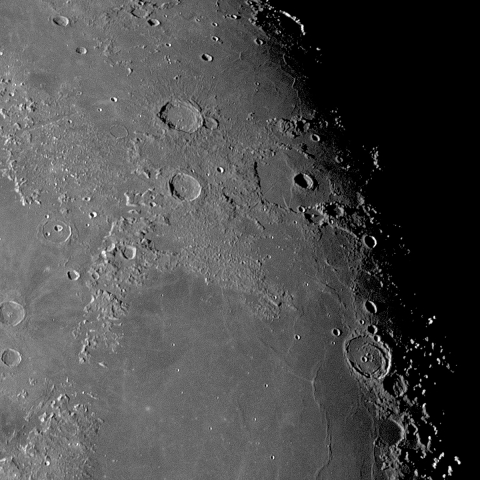 月面「ポシドニウス～ビュルク」附近