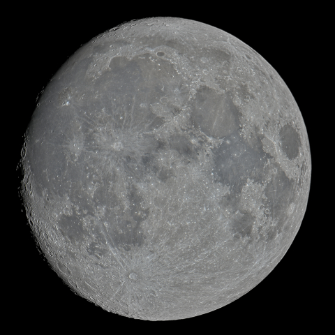 十四日月(月齢13.3)・再画像処理