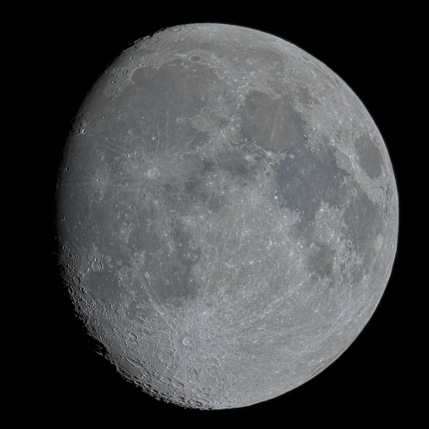 十三日月(月齢12.3)・再画像処理