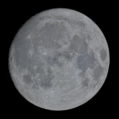 十五日月(月齢14.0)・再画像処理