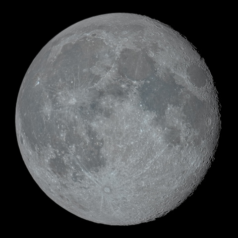 十六日月(月齢15.8)・再画像処理