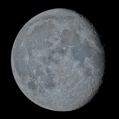 十八日月(月齢17.2)・再画像処理