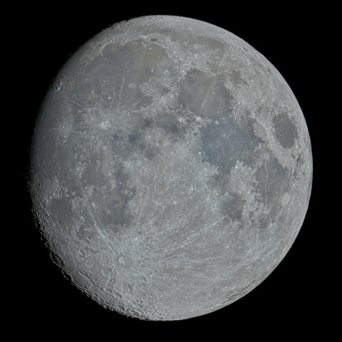 十三日月(月齢12.1)・再画像処理