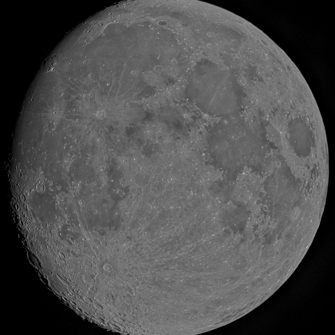 十三日月(月齢12.1)・再画像処理