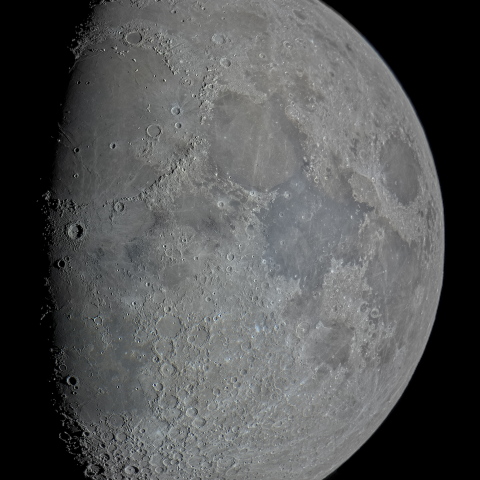 十日月(月齢9.3)・再画像処理