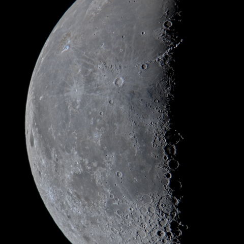 二十四日月(月齢22.3)・再画像処理