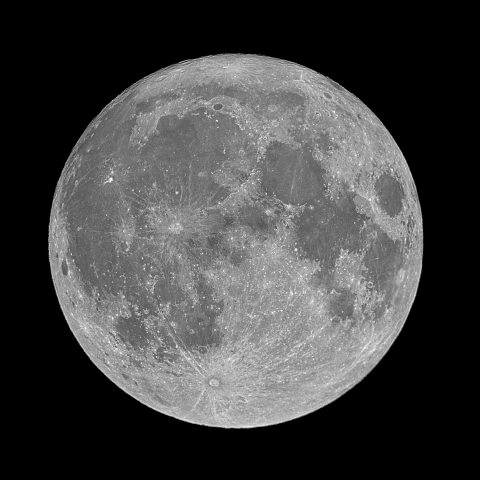 十五日月(月齢14.7)