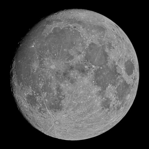 十四日月(月齢13.4)