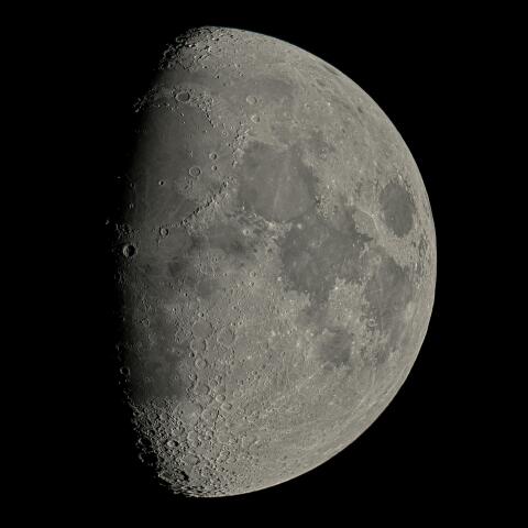 十日月(月齢9.7)