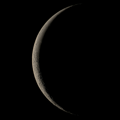 二十八日月(月齢27.0)