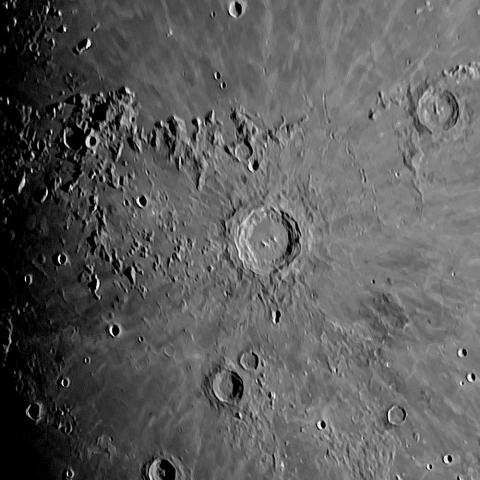 月面「コペルニクス」附近