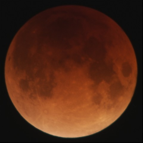 皆既月食(月齢14.4)