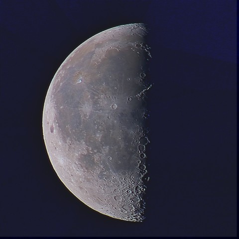 月の彩り(月齢21.7、彩度強調)・再現性確認画像