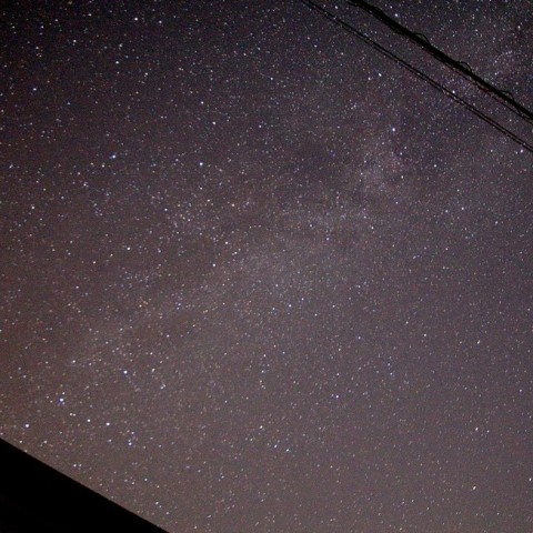 大停電の夜の天の川