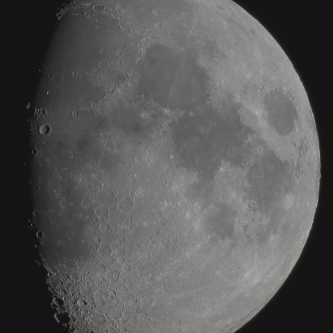 月面五態(月齢9.68)