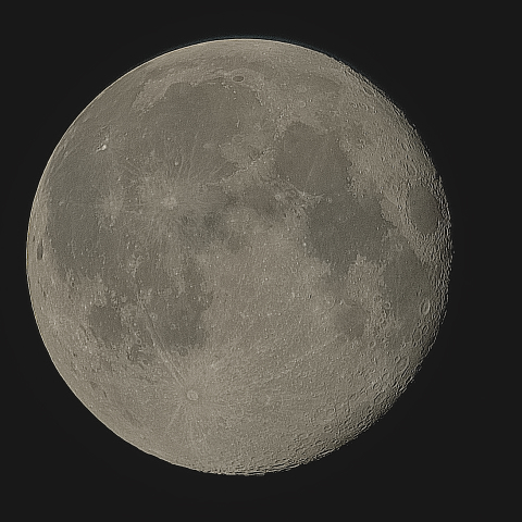 立待月(月齢16.42)・高感度