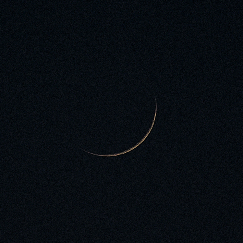 繊月(月齢1.71)