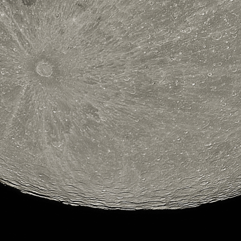 満月の南極地域(月齢14.13)