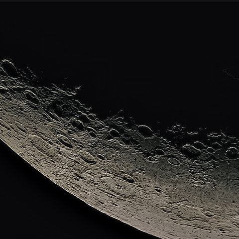 月面「レイタ谷～大クレーター群～豊かの海」