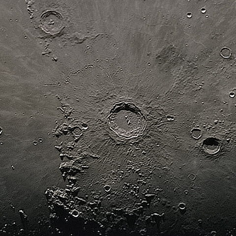 月面「コペルニクス」附近