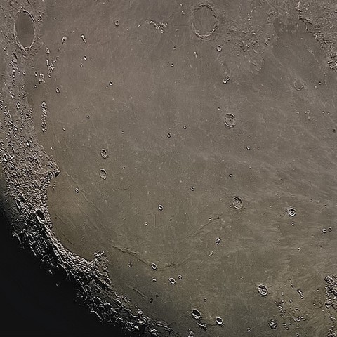 月面「虹の入江」附近