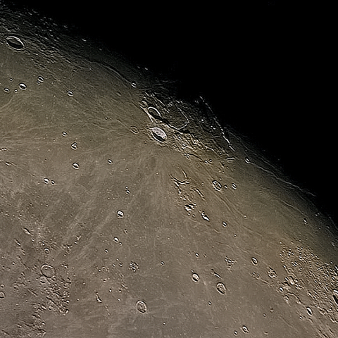 月面「アリスタルコス台地」附近