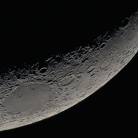 月面「危難の海」附近Ⅱ