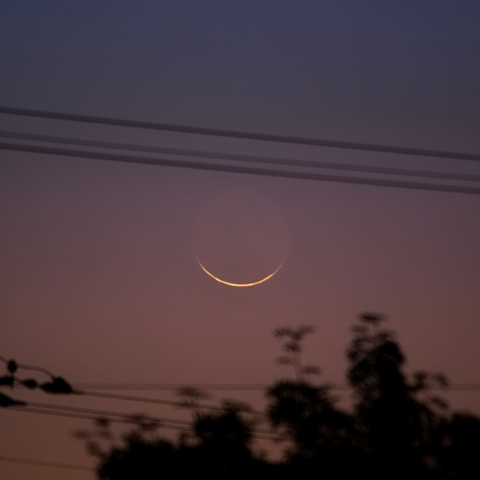 三十日月(月齢28.39)