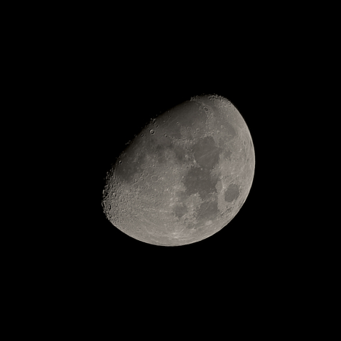 十日月(月齢9.78)