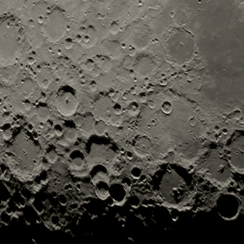 月面「クラビウス～ティコ～デランデル～アルザッケル」附近