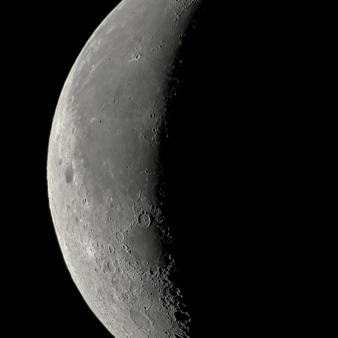 二十六日月(有明月、月齢25.1)
