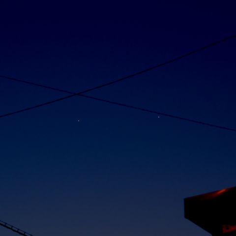 火星とスピカの接近