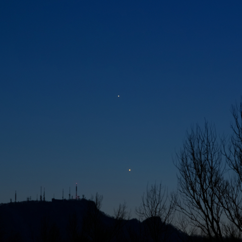 金星と木星の接近-2