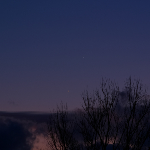 金星と木星の接近-3