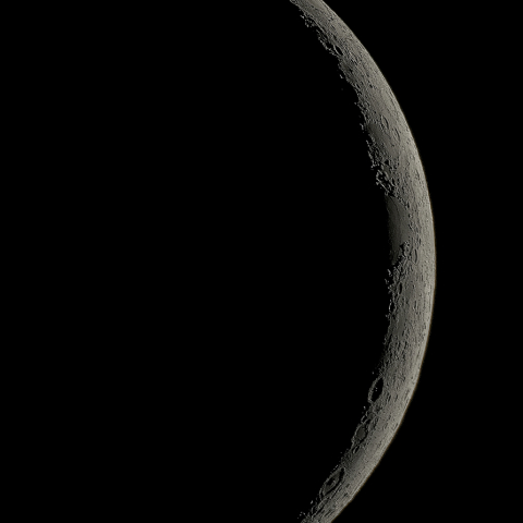 三日月(月齢2.73)