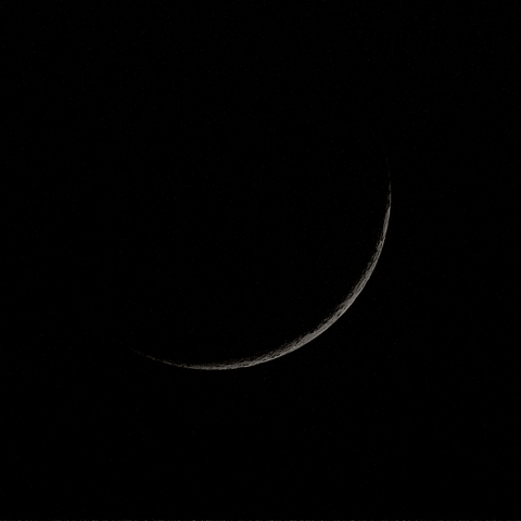 三日月(月齢1.99)