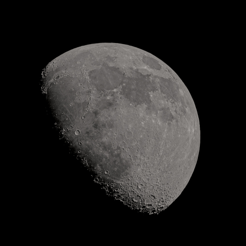 十一日月(月齢10.02)